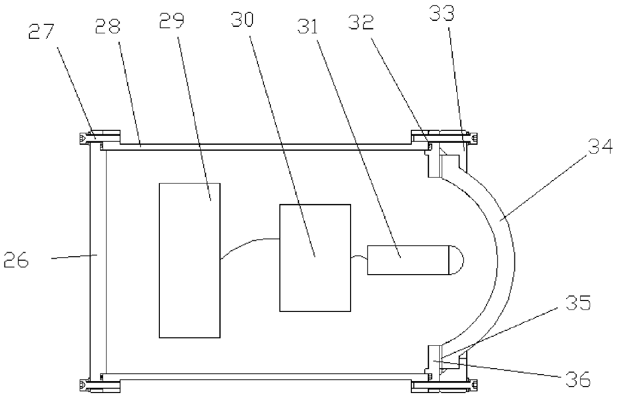 Robot device for underwater observation, salvage and rescue