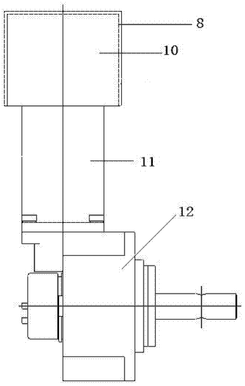 Electric steering engine locking device