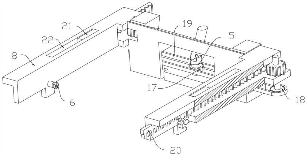 Cargo deflection preventing transfer robot for logistics transportation