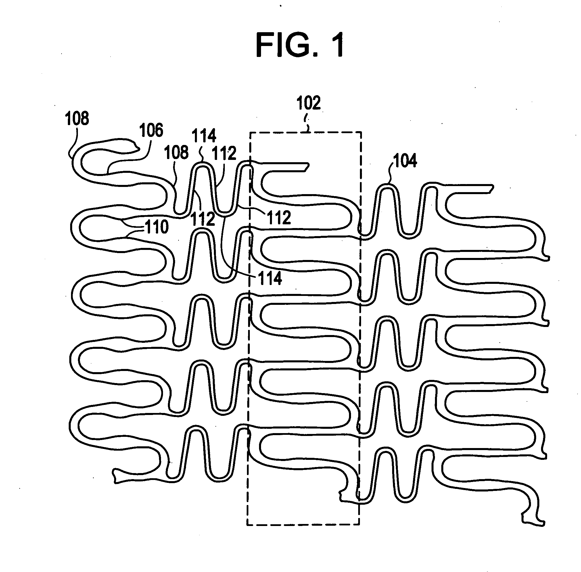 Polymeric stent having modified molecular structures