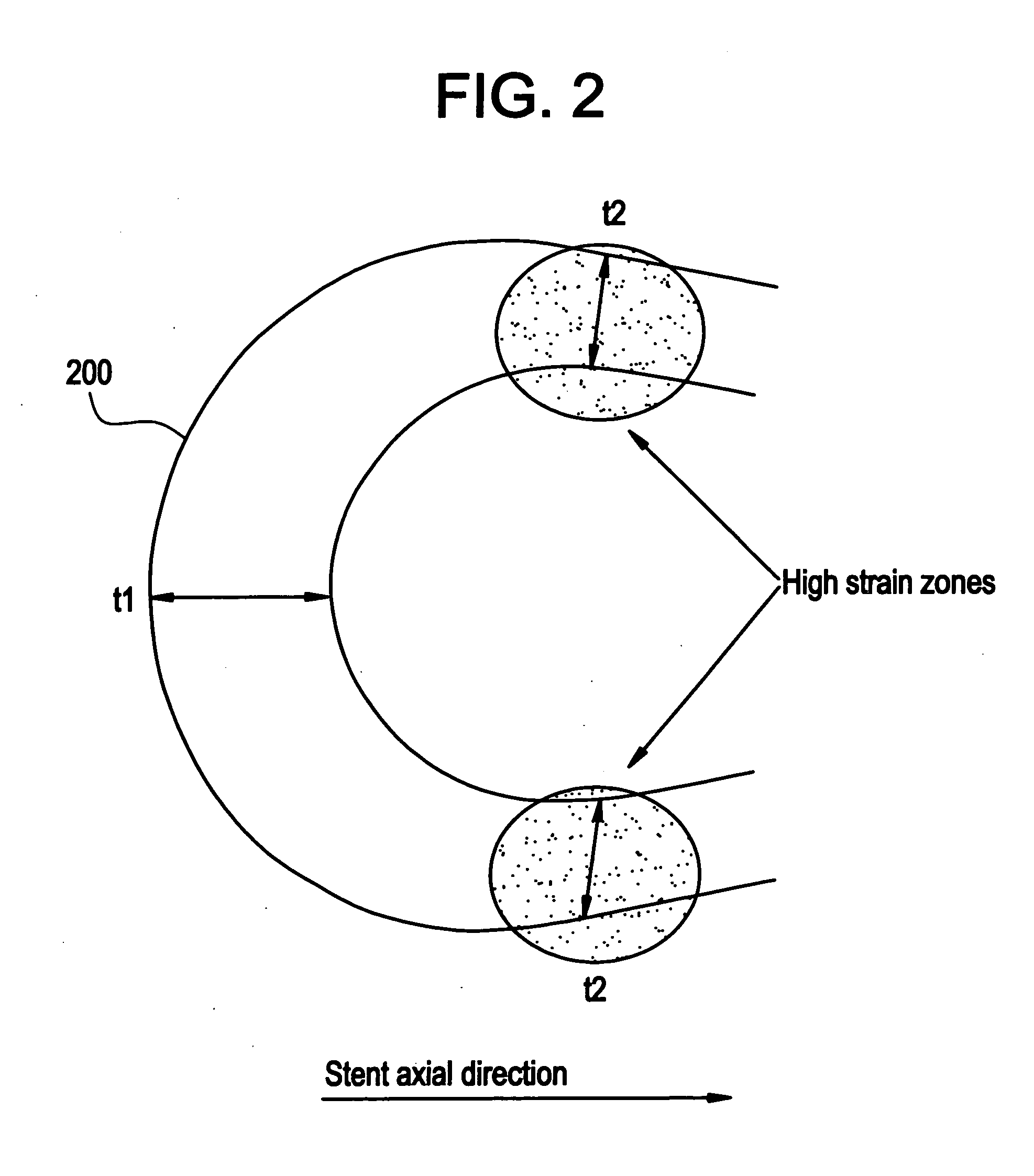 Polymeric stent having modified molecular structures