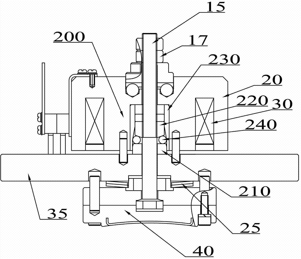 Electromagnet of built-in inclined plane force-amplifier