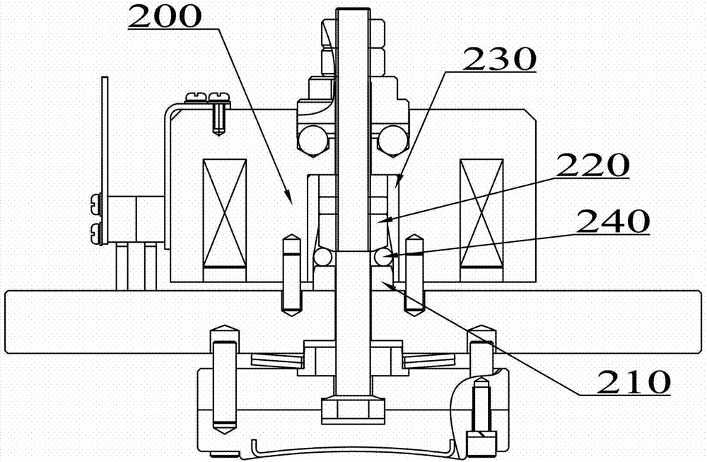 Electromagnet of built-in inclined plane force-amplifier