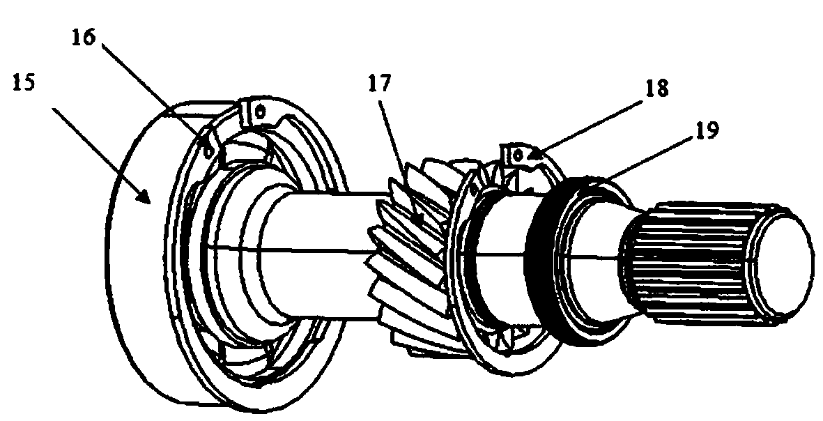 Electric driving transmission system for electric vehicle