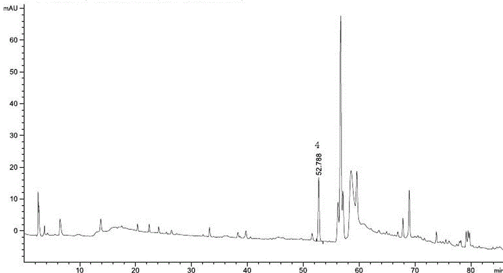 Traditional Chinese medicinal effective part for decreasing uric acid as well as preparation method and application thereof