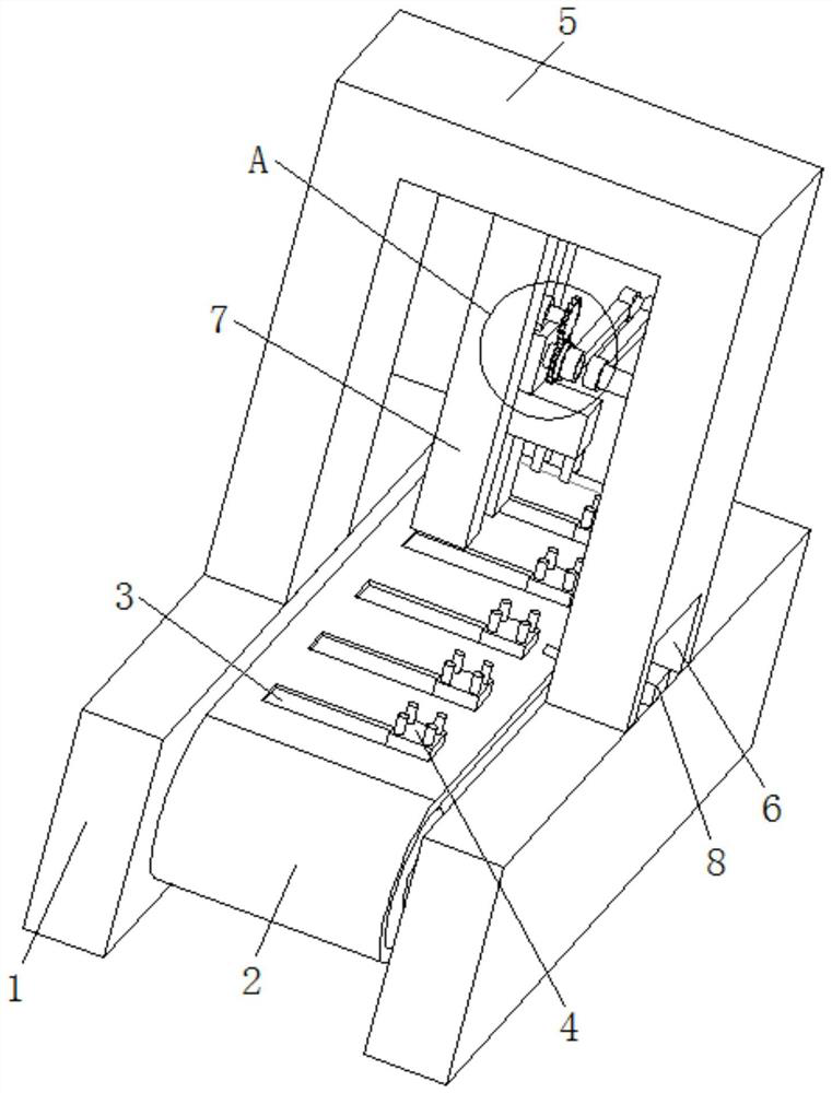 Electronic component pin detection device