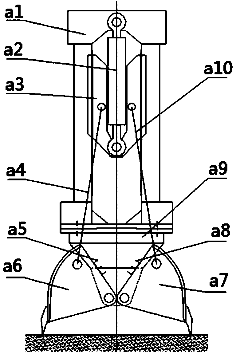 Continuous-wall grab bucket