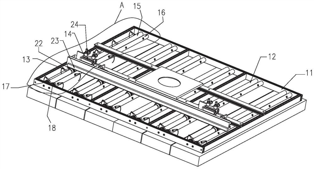 Material grabbing mechanism and feeding system thereof