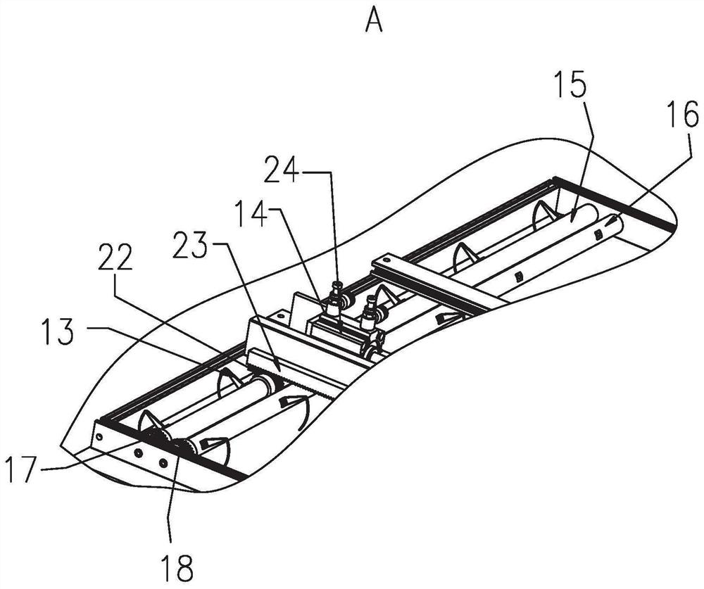 Material grabbing mechanism and feeding system thereof