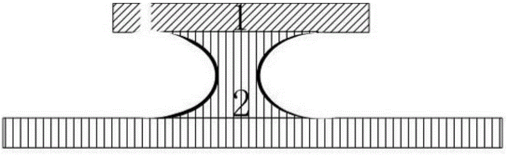 Nitride mode locking echo wall microlaser and preparation method thereof