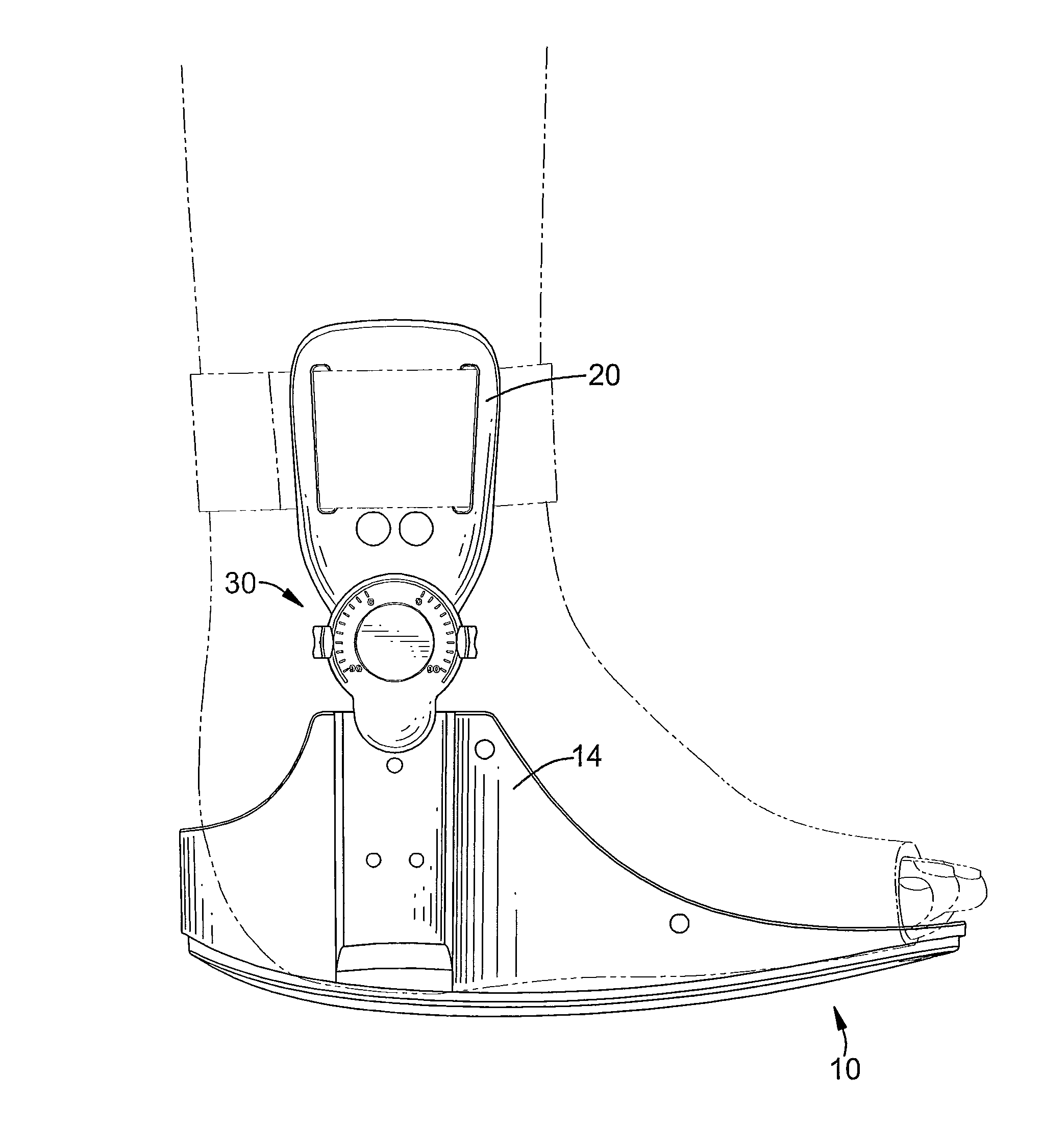 Adjustable orthopedic boot