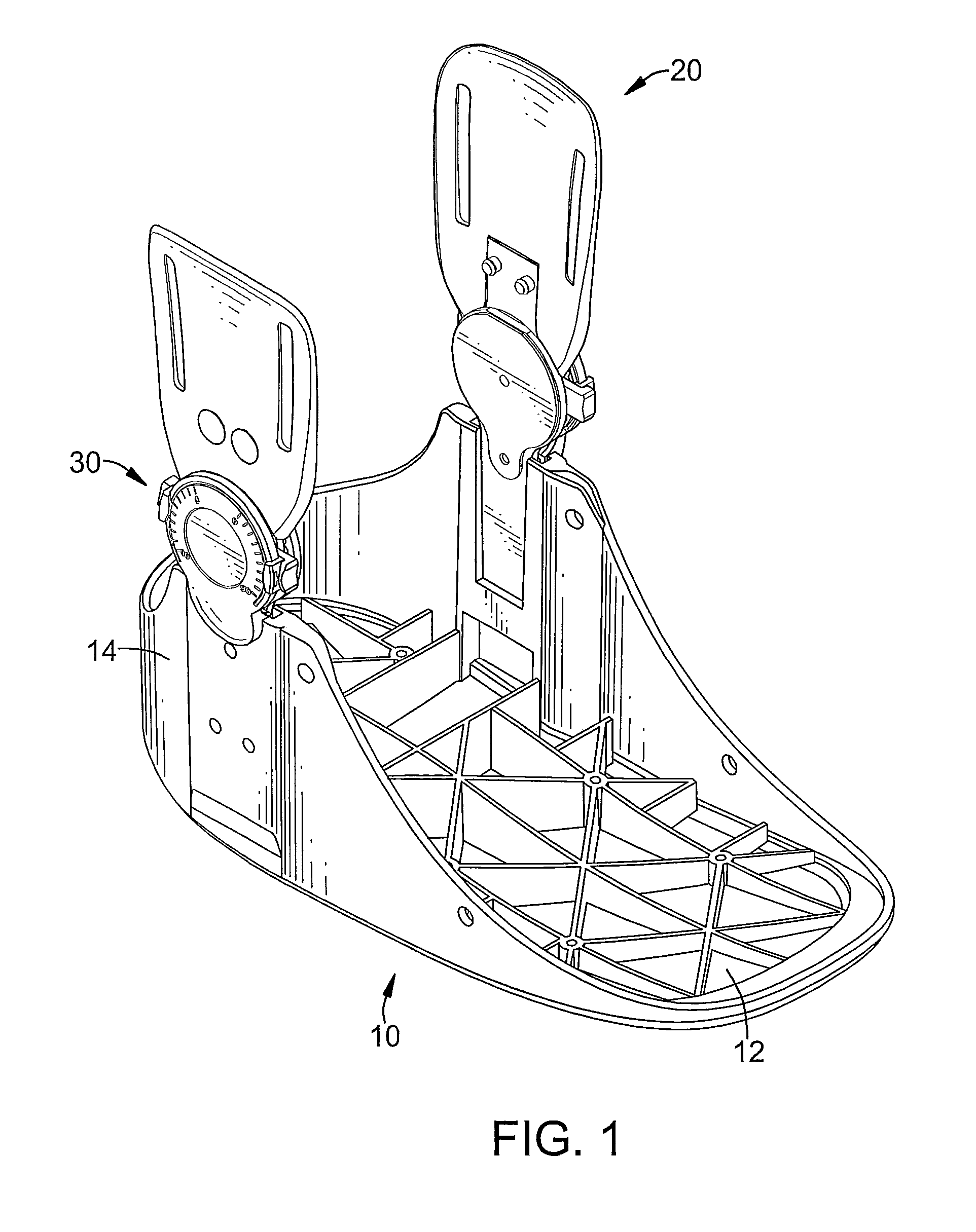 Adjustable orthopedic boot