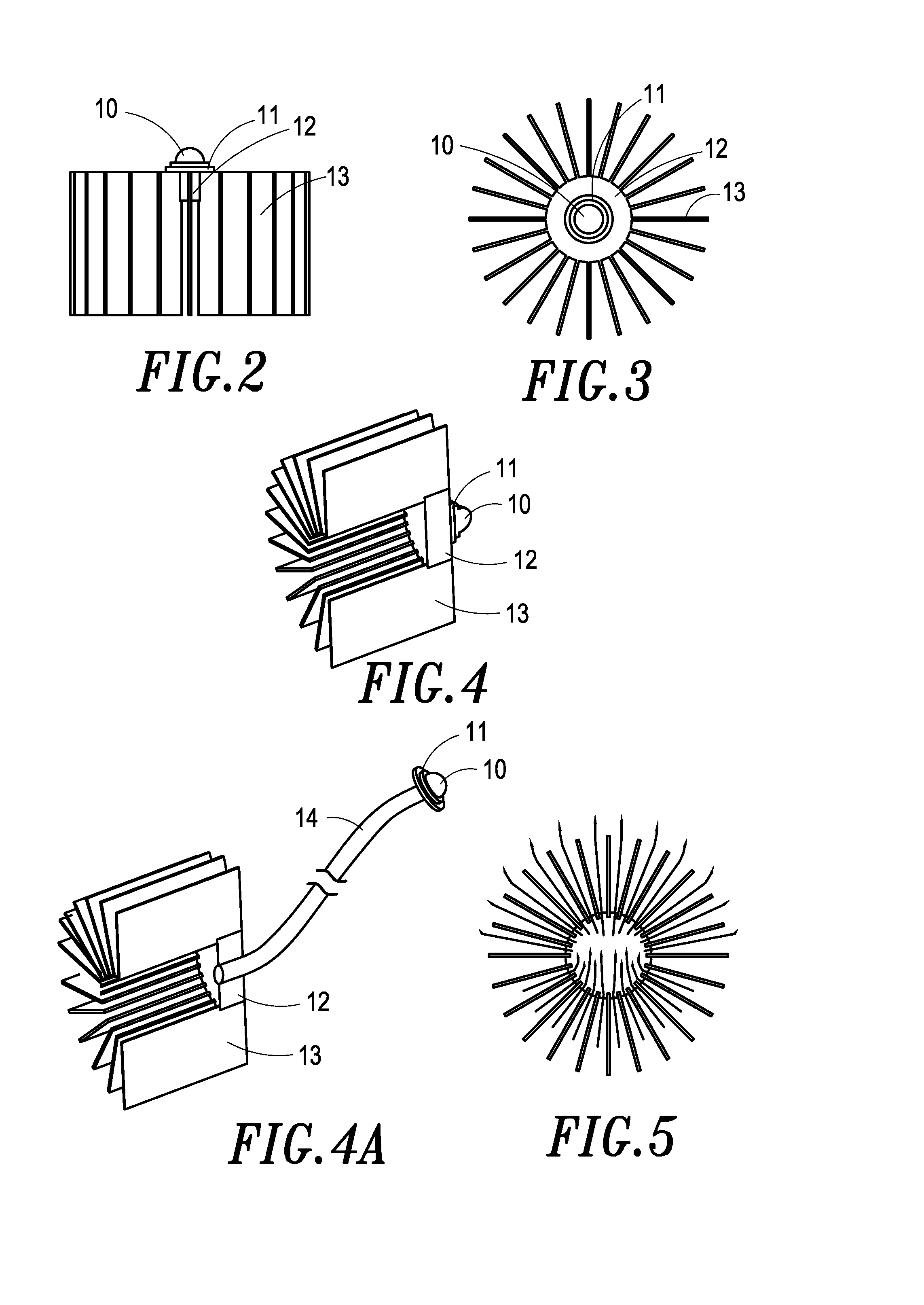 Heat Sink Structure for High Power LED Lamp