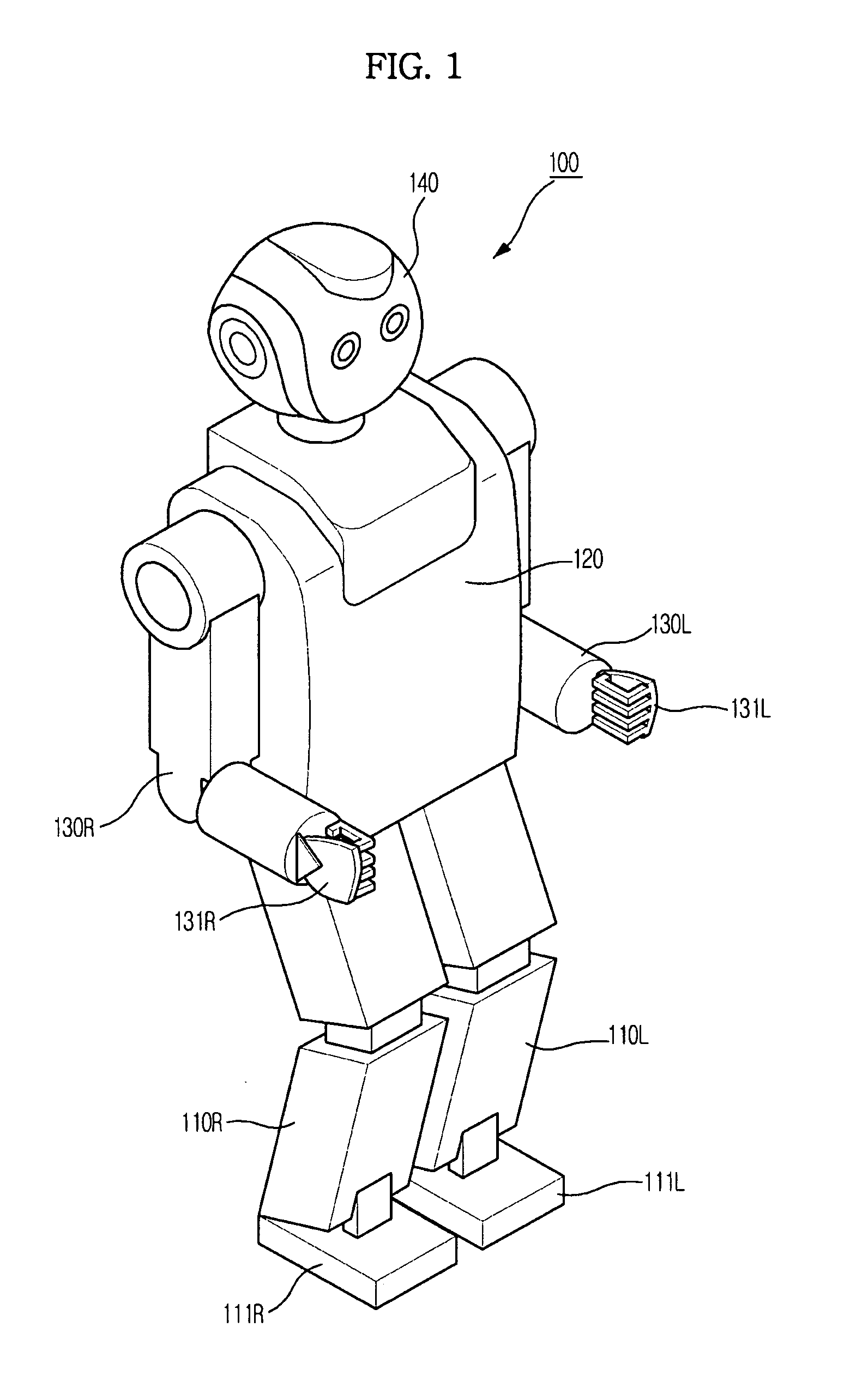 Humanoid robot and control method of controlling joints thereof