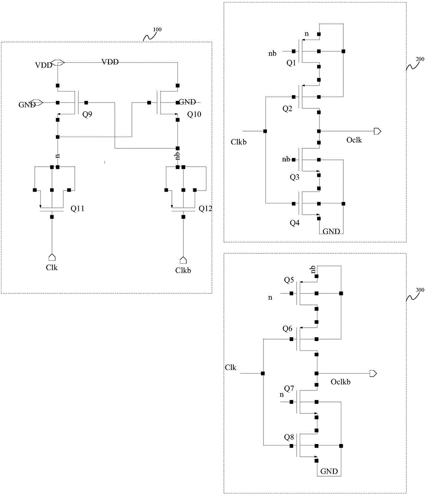 Clock voltage-multiplying circuit and charge pump