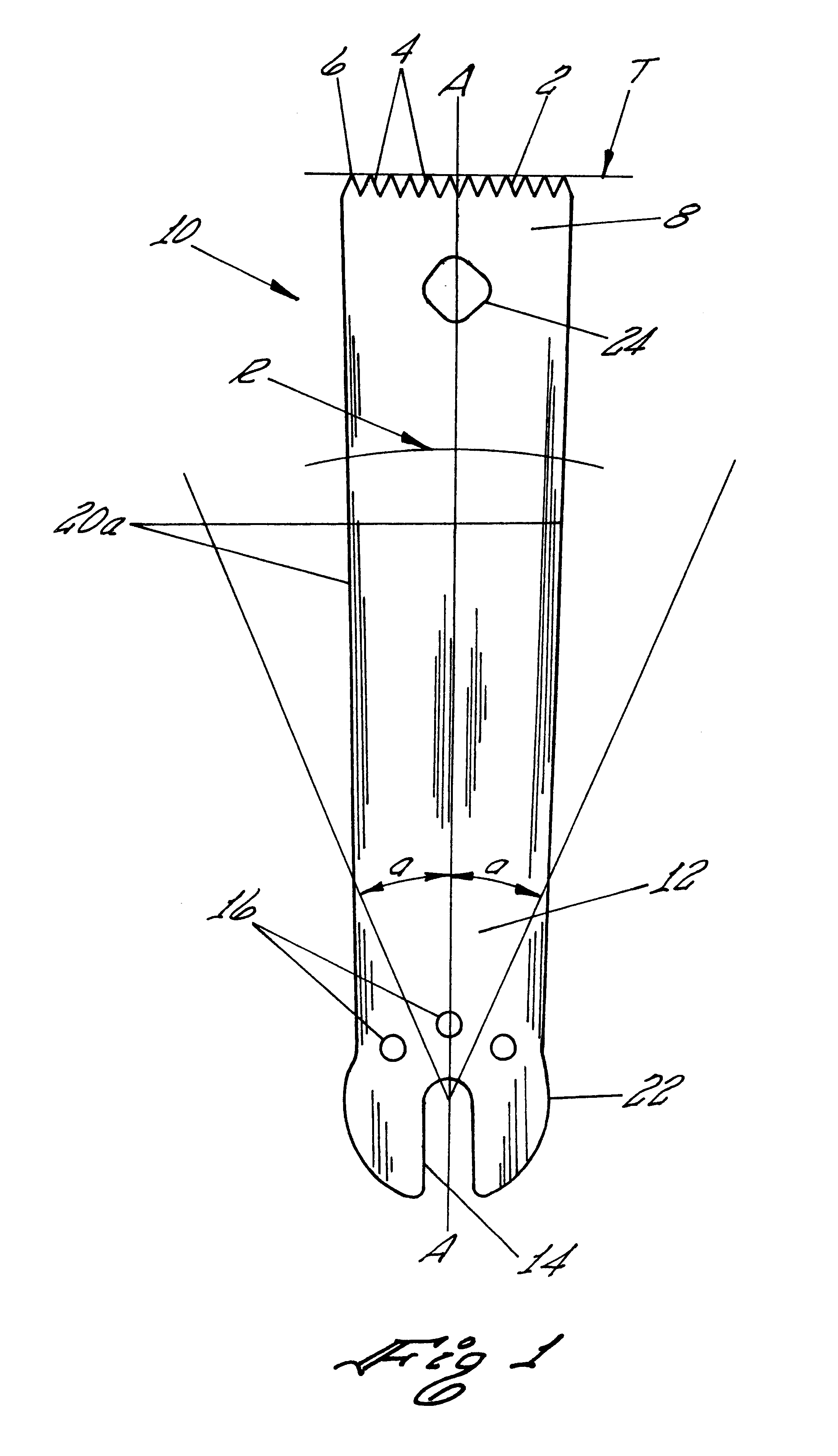 Surgical saw blade