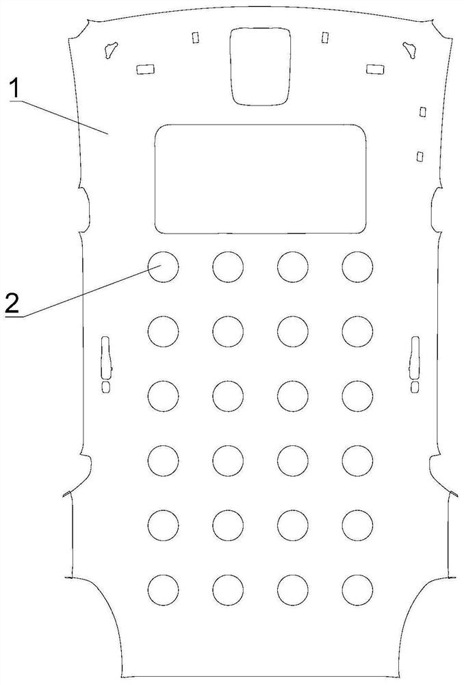 Manufacturing method of automotive atmosphere ceiling