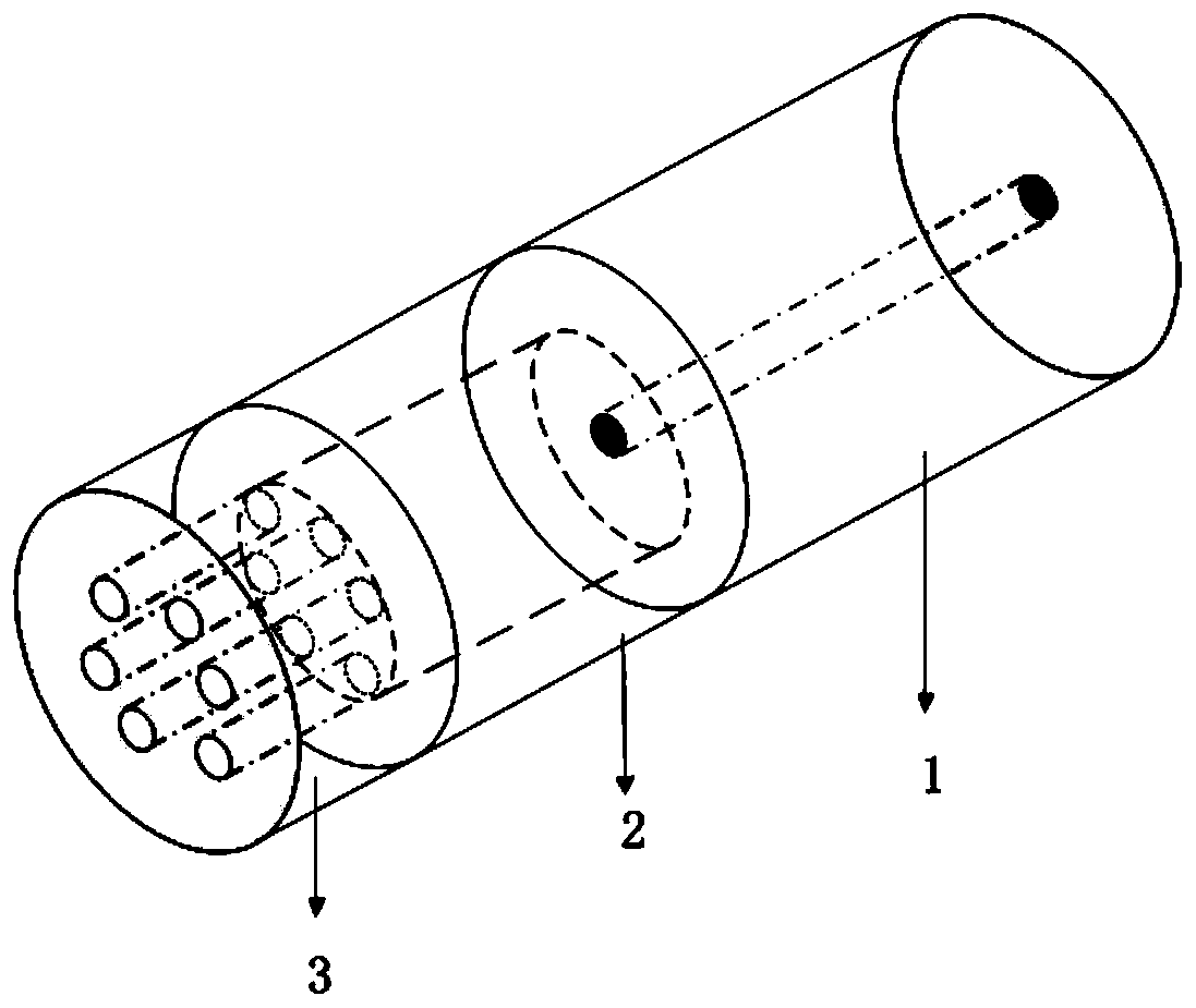 A kind of optical fiber fp air pressure sensor with optical vernier effect and preparation method thereof