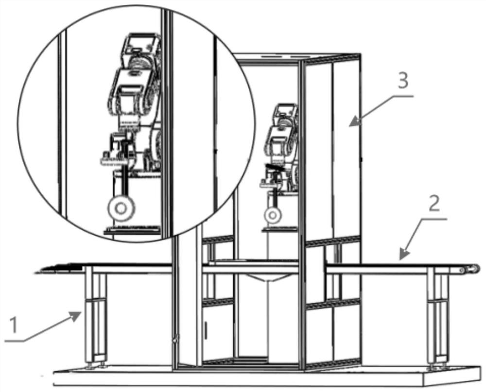 Ceramic bathroom appearance quality detection system and detection method