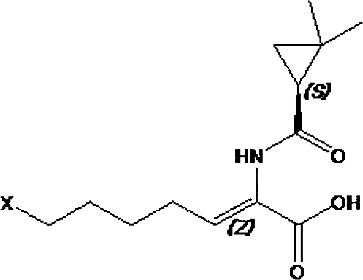 Method for preparing intermediate of cilastatin