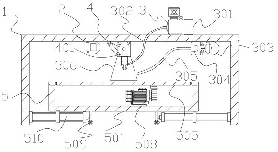 Laser cutting device with protective structure