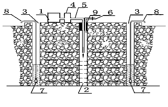 System for extracting deep intercrystalline brine in salt lake mining area