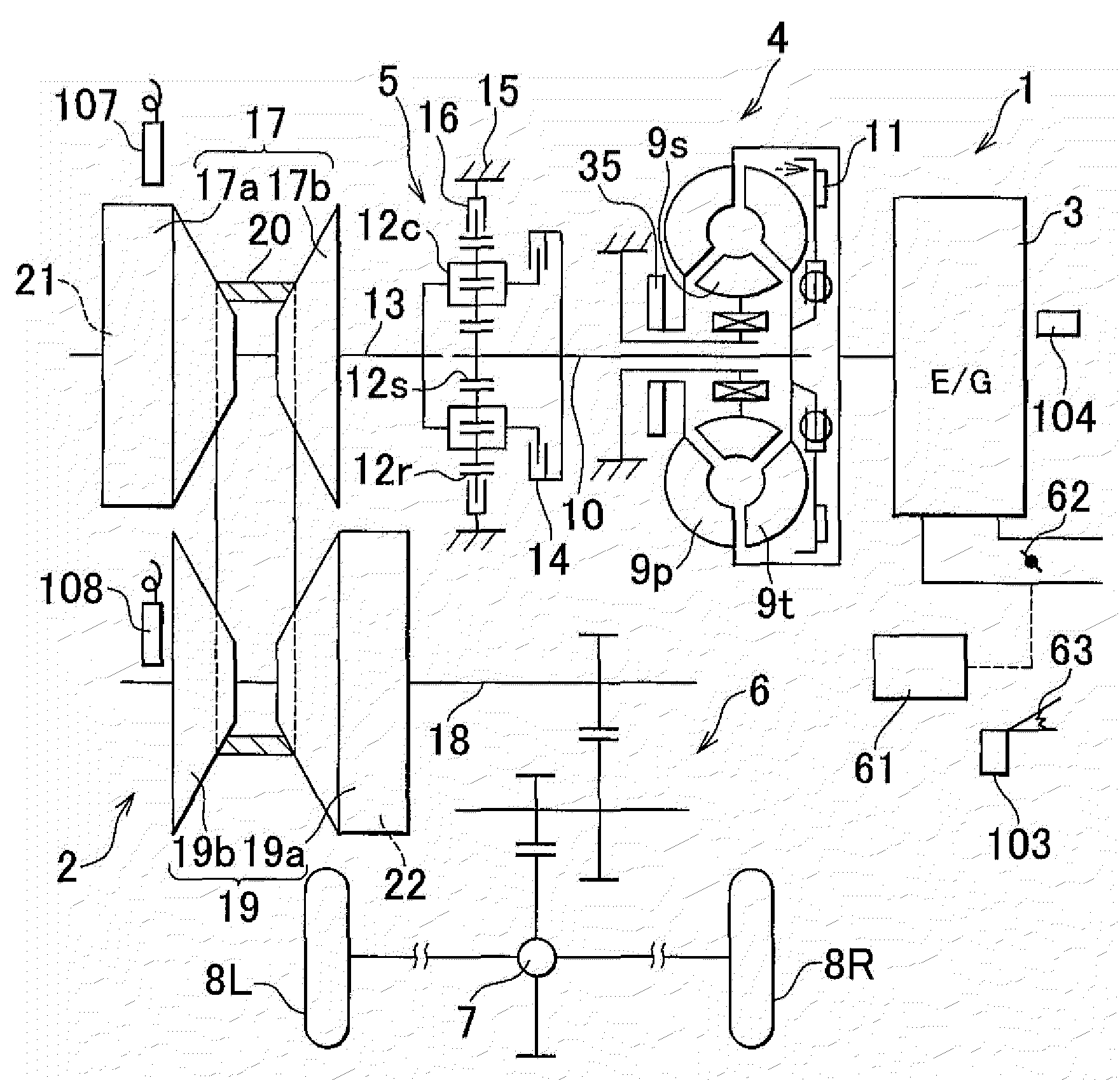 Control device and control method for vehicle