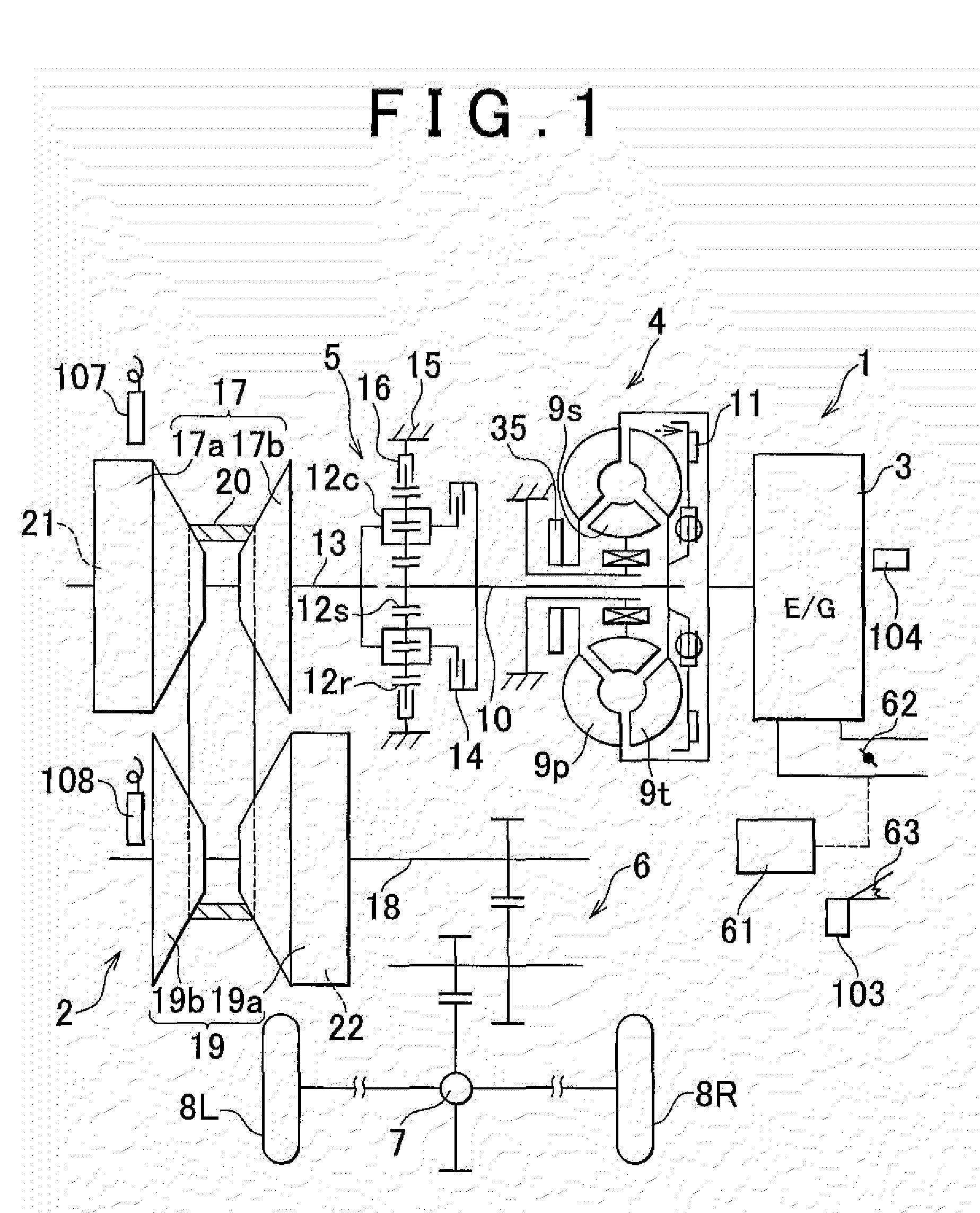 Control device and control method for vehicle