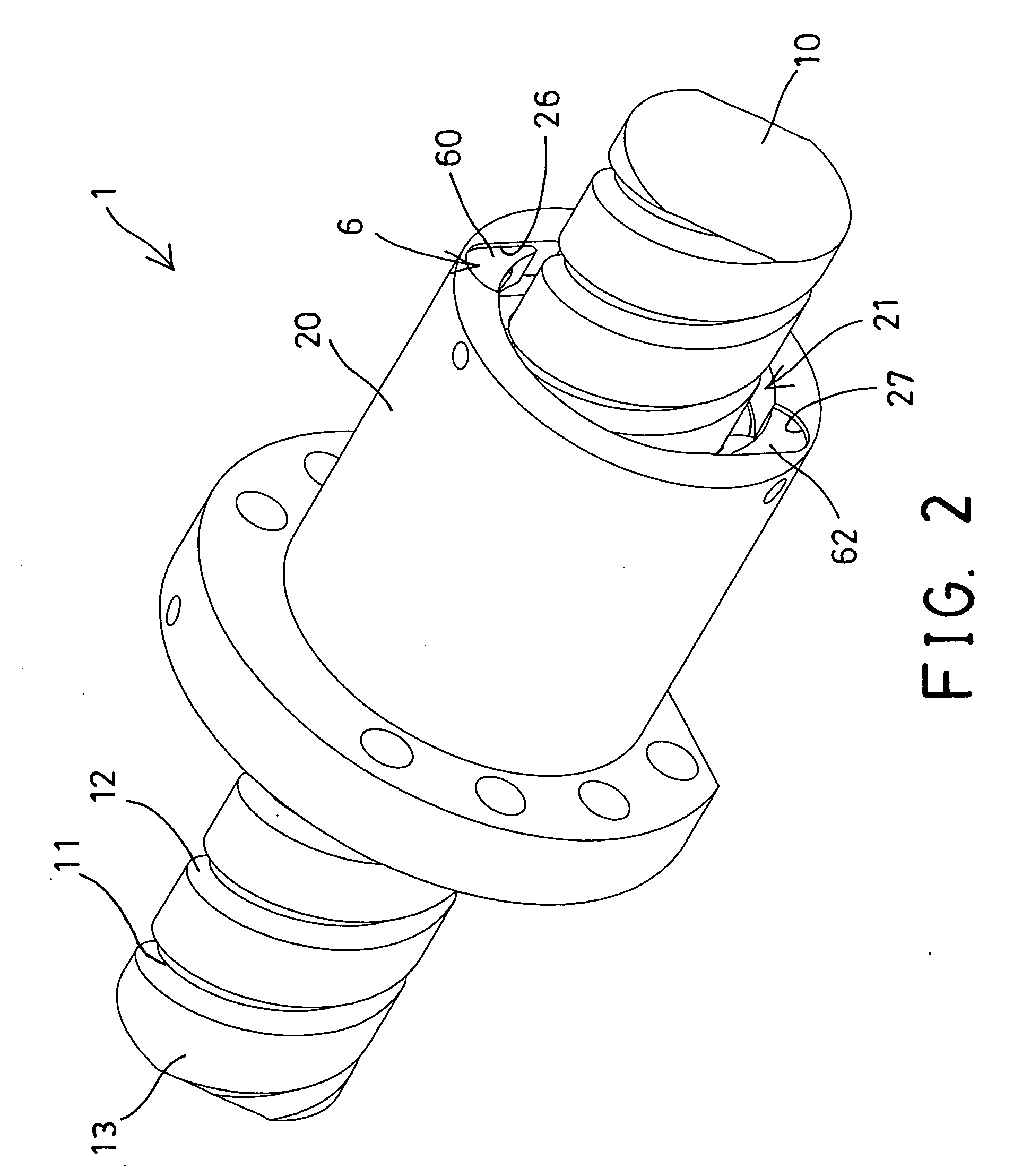 Double teeth ball screw apparatus