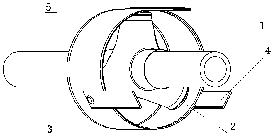 Device for welding fixed three-post insulator of GIL