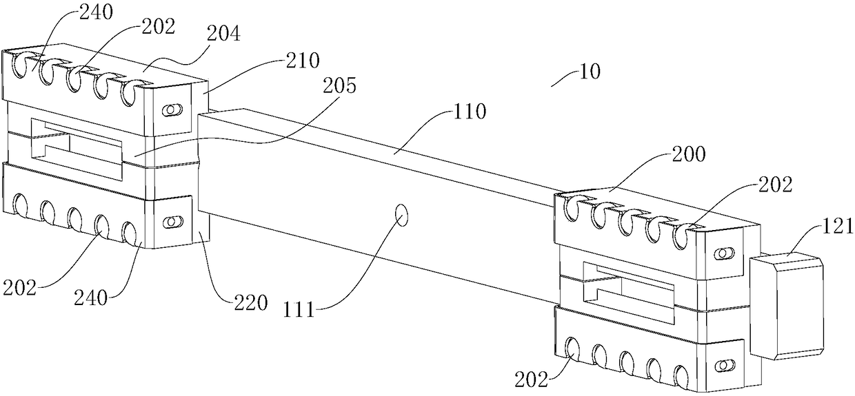 Oral cavity CBCT device and guide structure for same