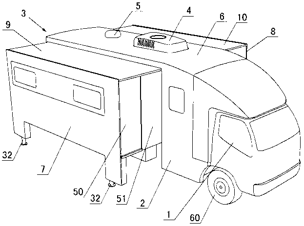 Full-automatic multifunctional telescopic limo