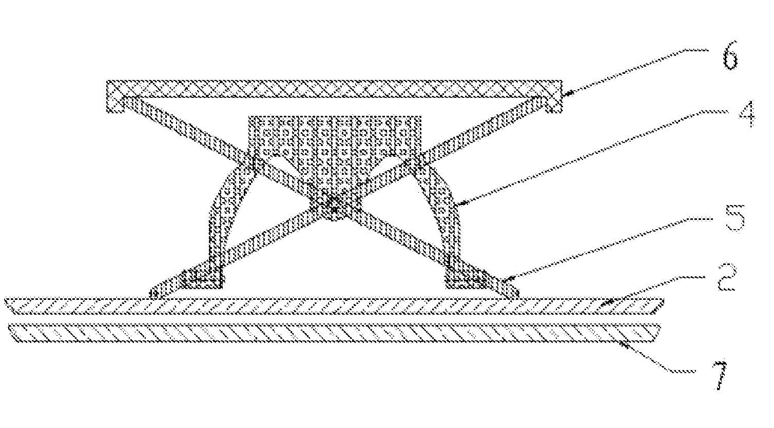 Laptop keyboard structure