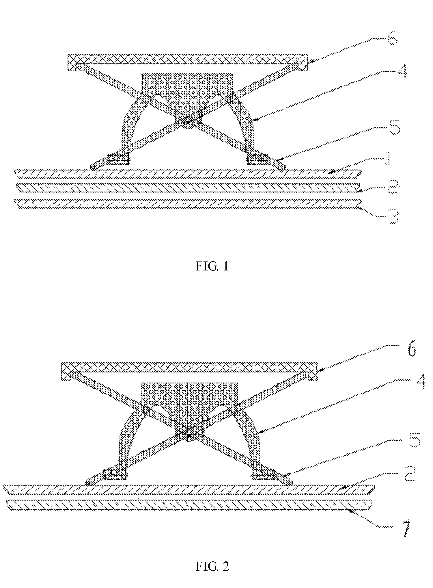 Laptop keyboard structure