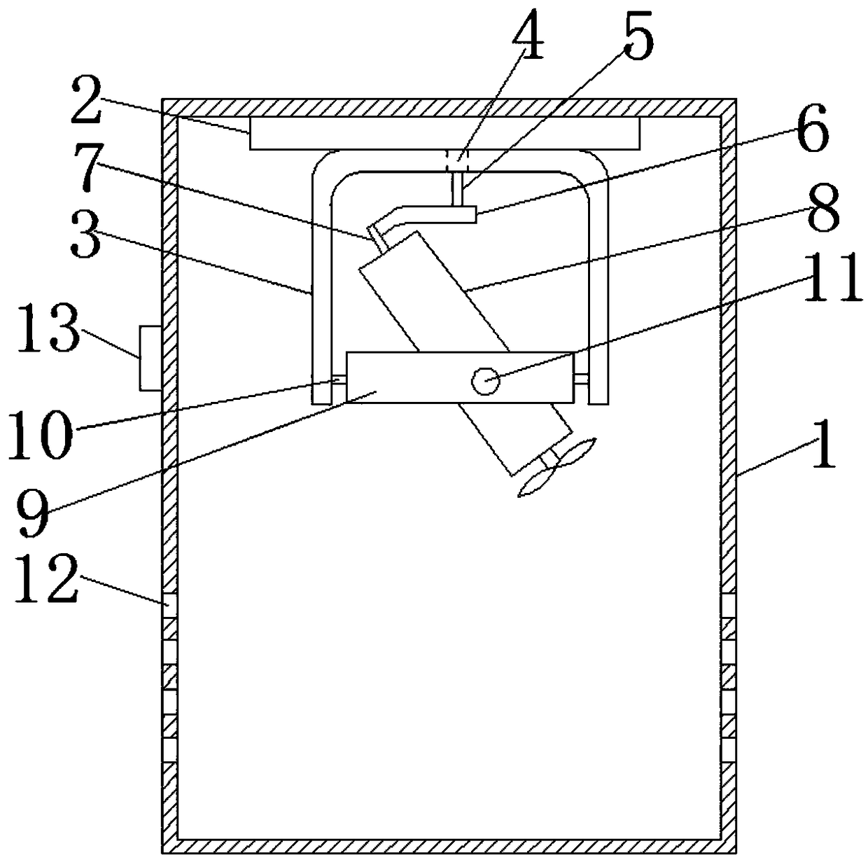 A hardware heat dissipation device for computer technology development