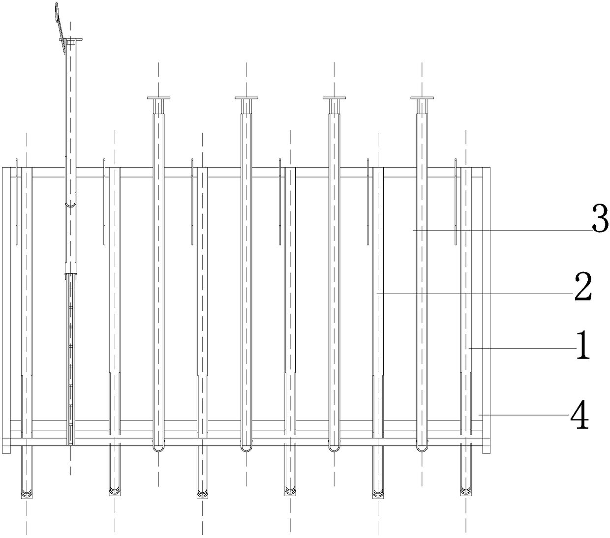 Double-deck bicycle frame