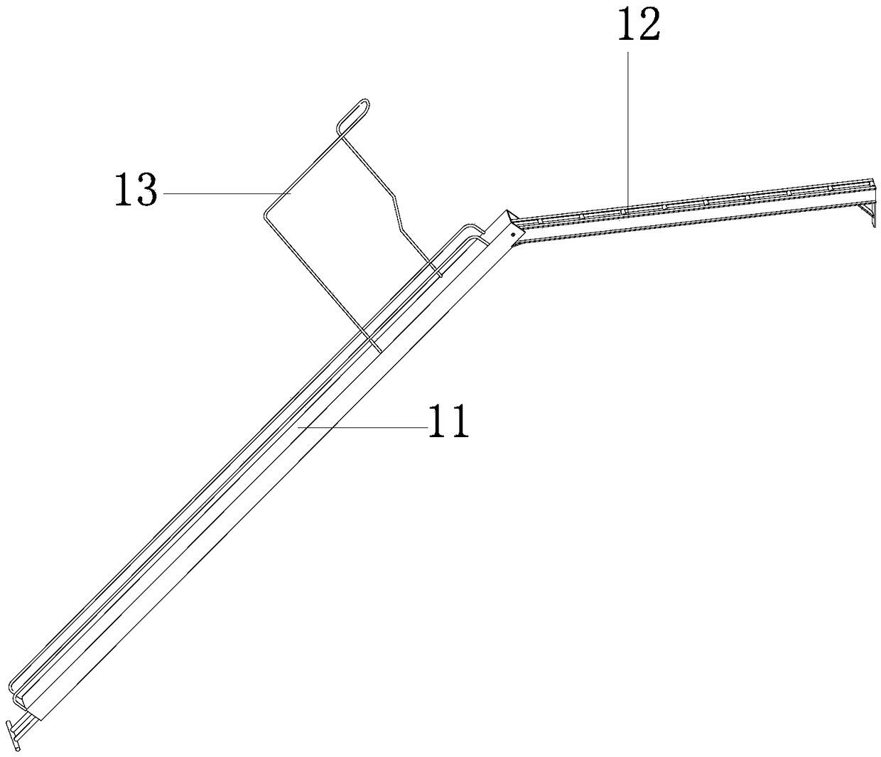 Double-deck bicycle frame