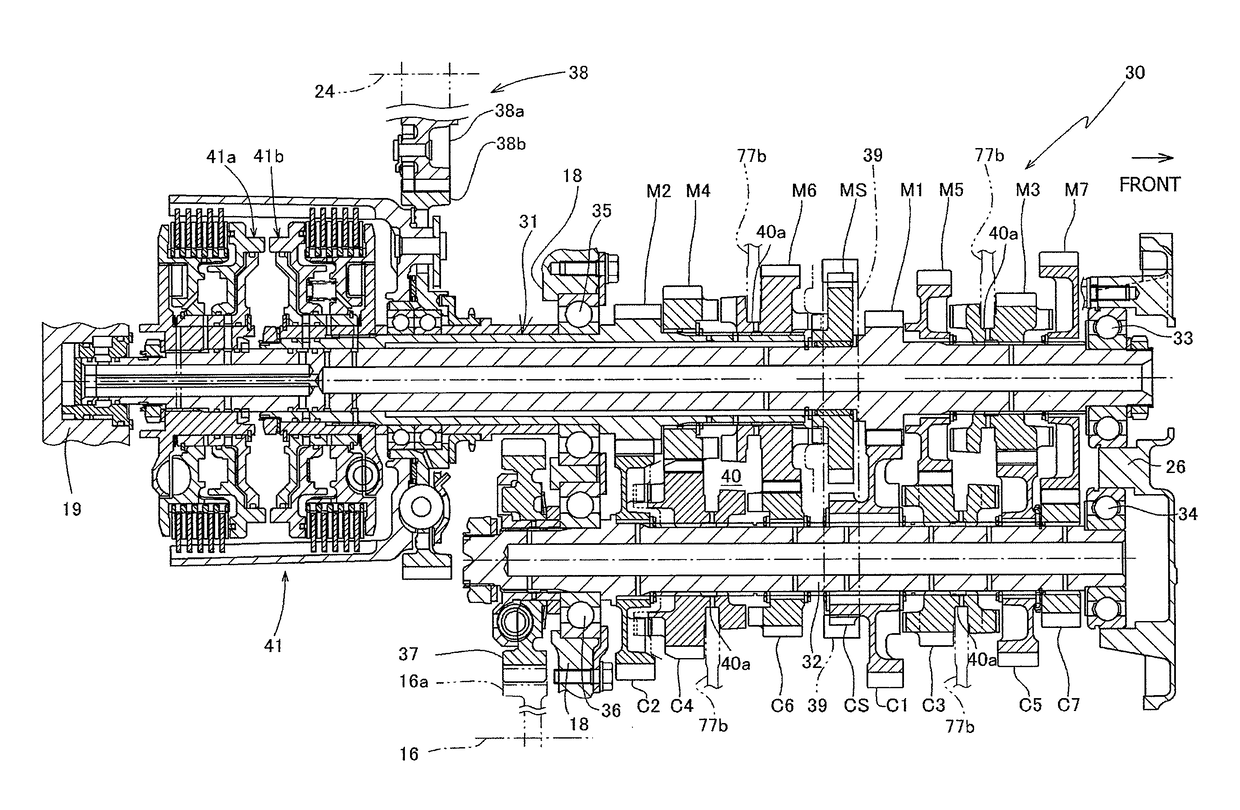 Variable speed drive for internal combustion engine