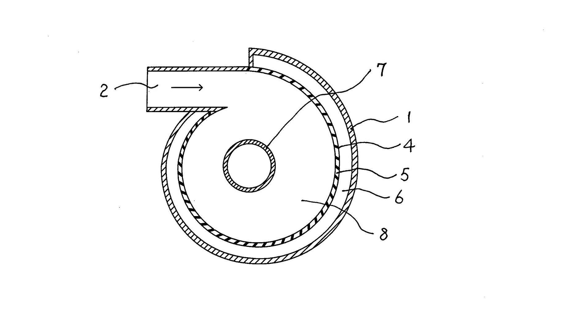 Centrifugal deduster