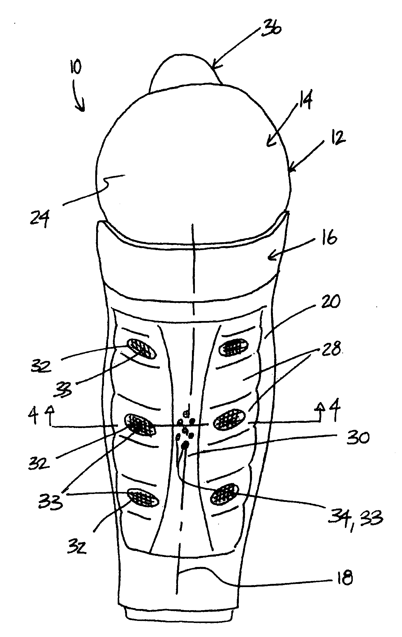 Hockey shin guard