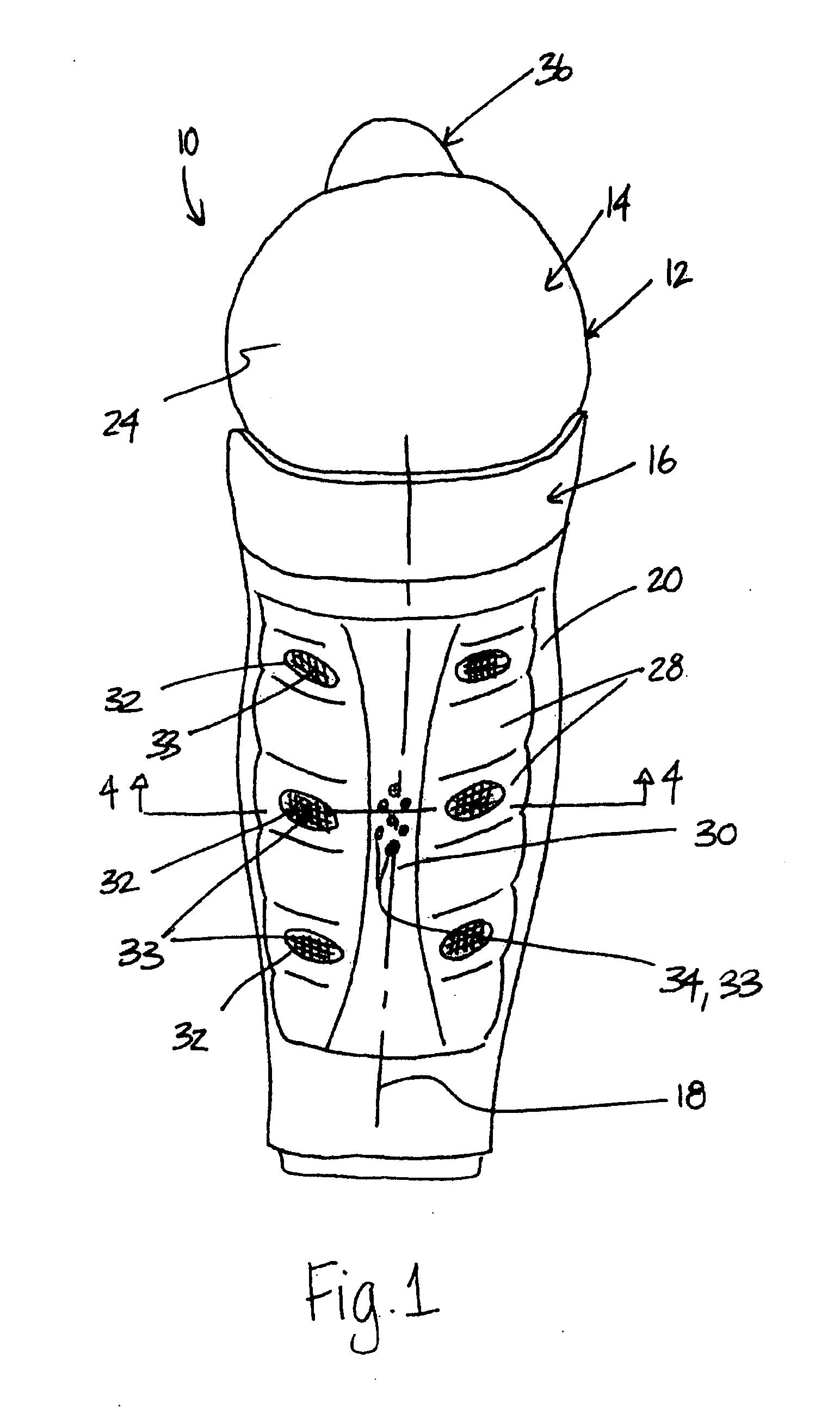 Hockey shin guard