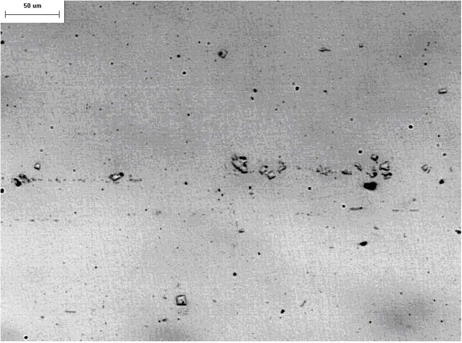 Method for rapidly displaying titaniferous inclusions in field condition based on corrosion principle