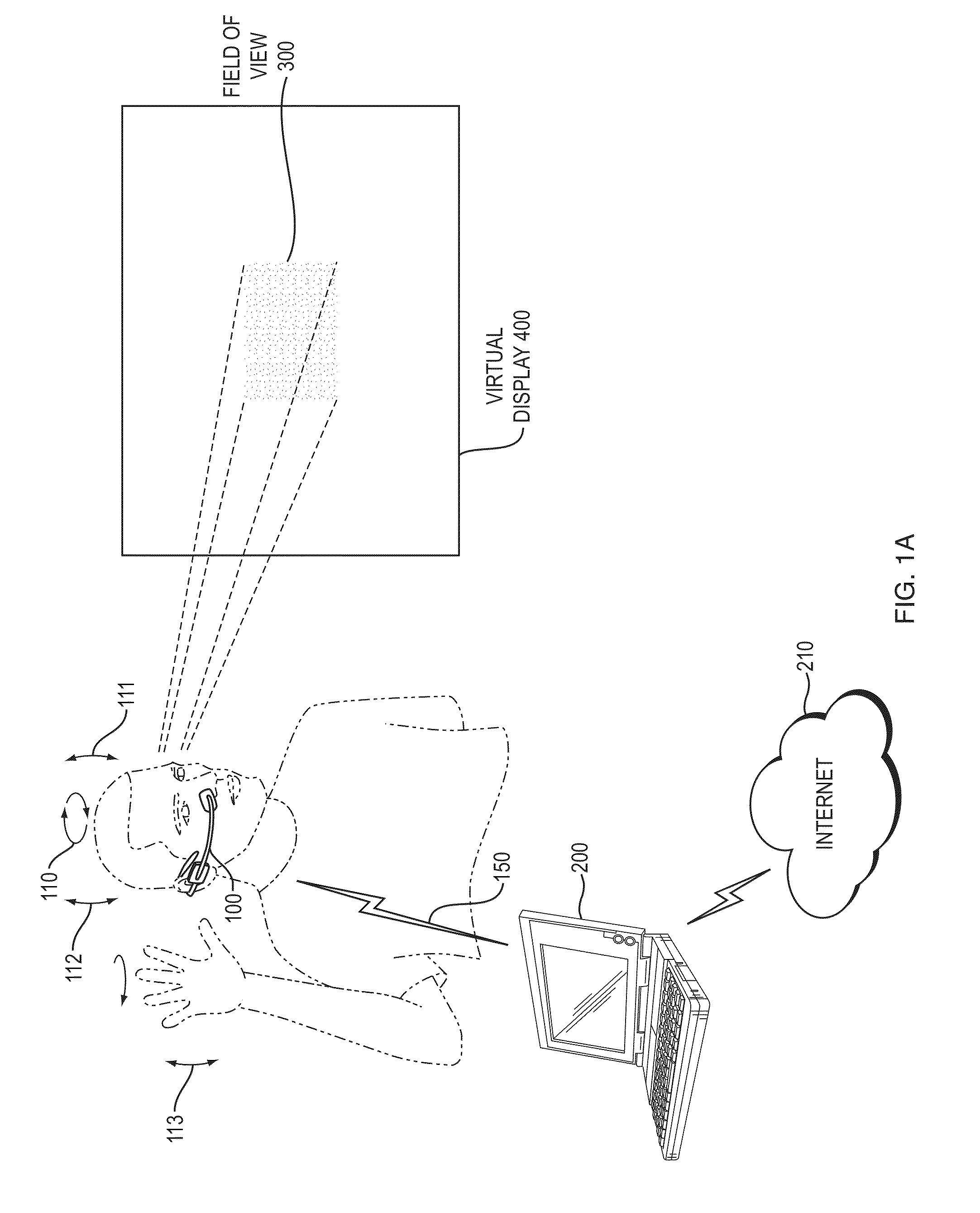 Headset computer with head tracking input used for inertial control