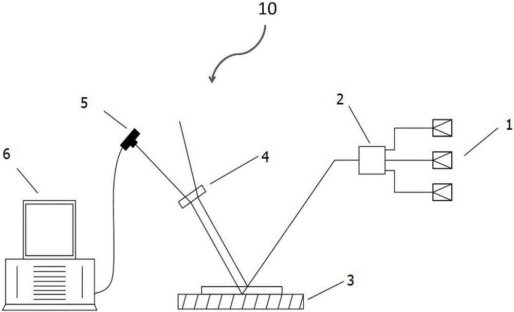 Parameter measurement device and method for solution film on non-transparent solid surface