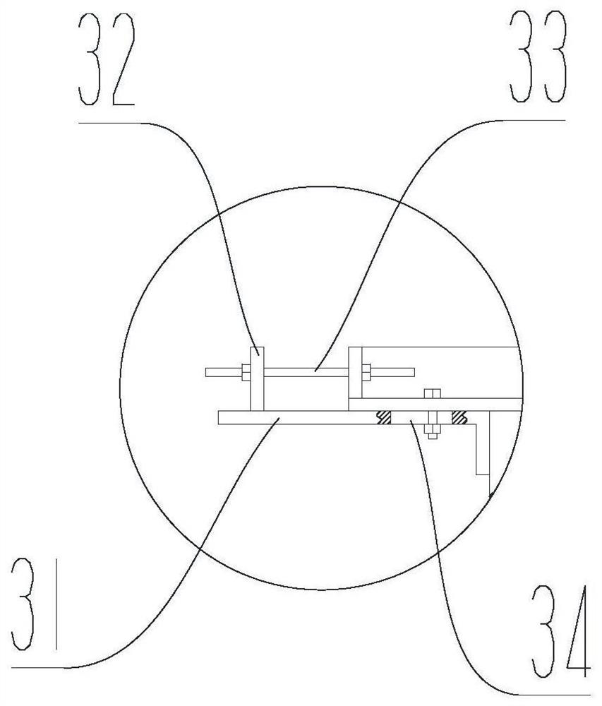 Pavement joint cutting device for highway bridge construction and joint cutting method thereof