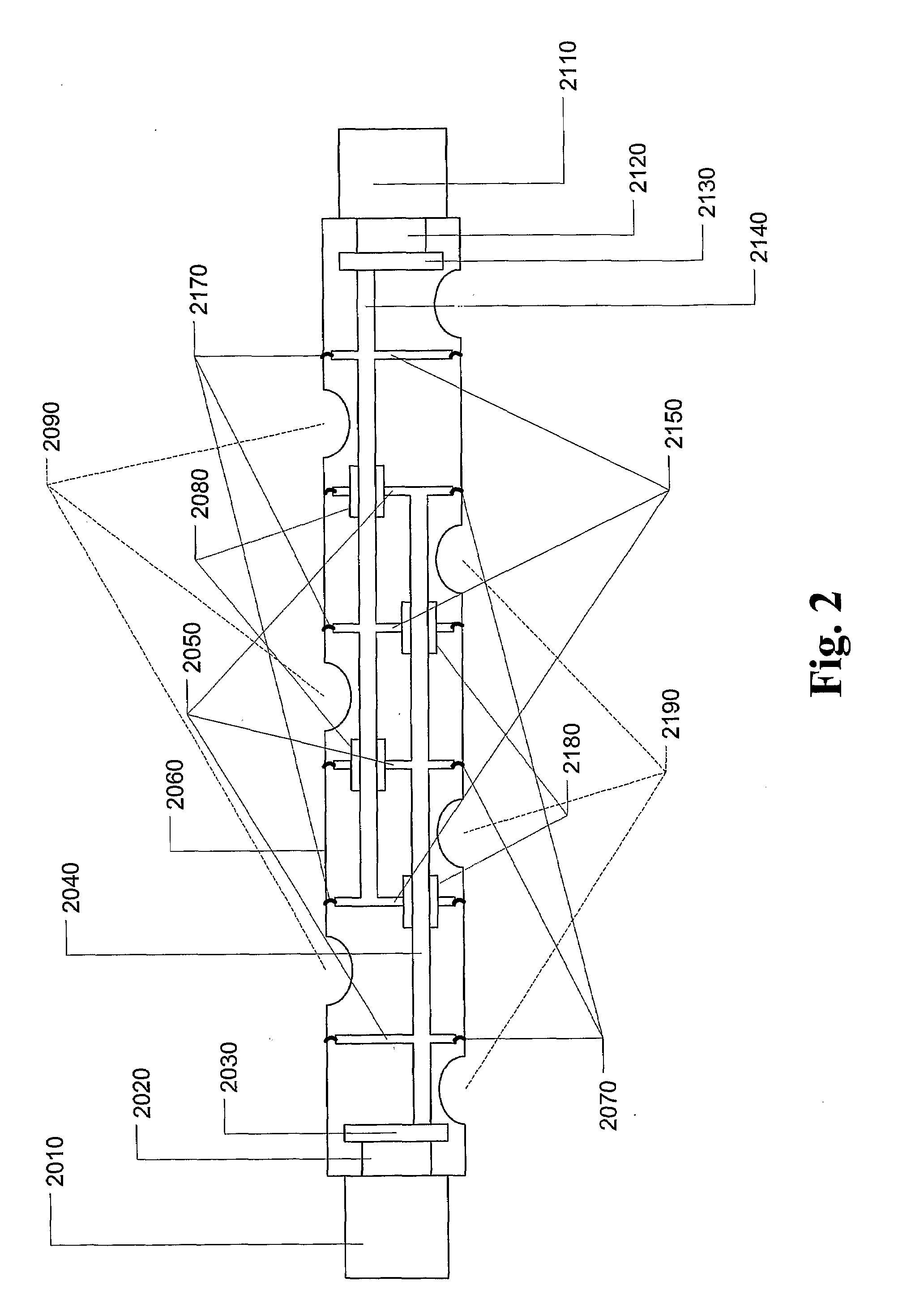 Acoustic transducer comprising a plurality of coaxially arranged diaphragms