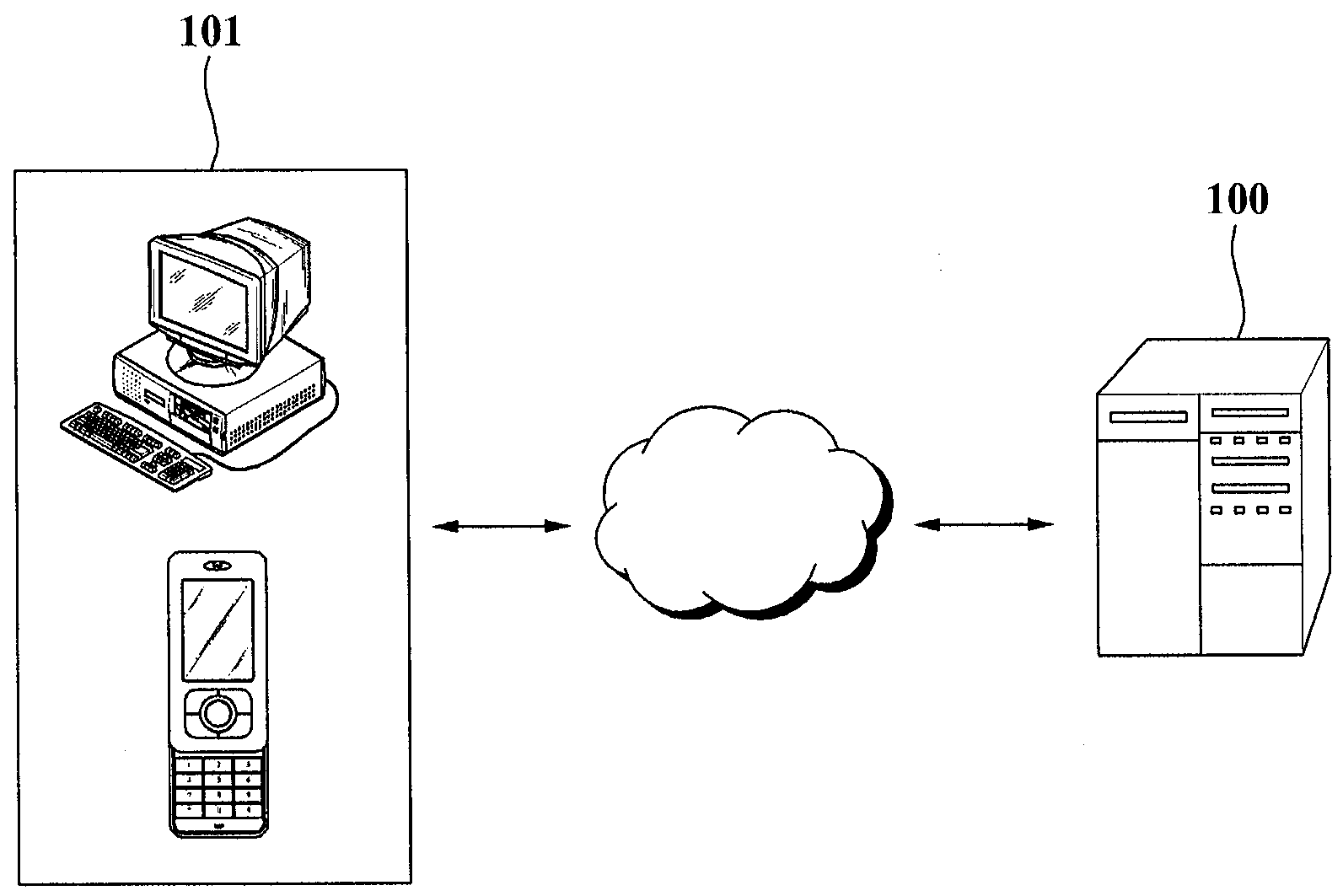 Method and system for automatically completed general recommended word and advertisement recommended word