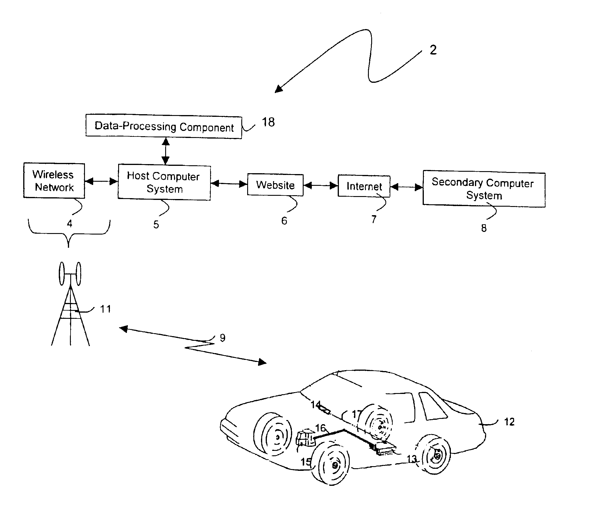 Internet-based method for determining a vehicle's fuel efficiency