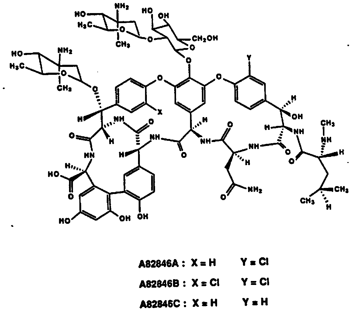 Fermentation method of oritavancin intermediate