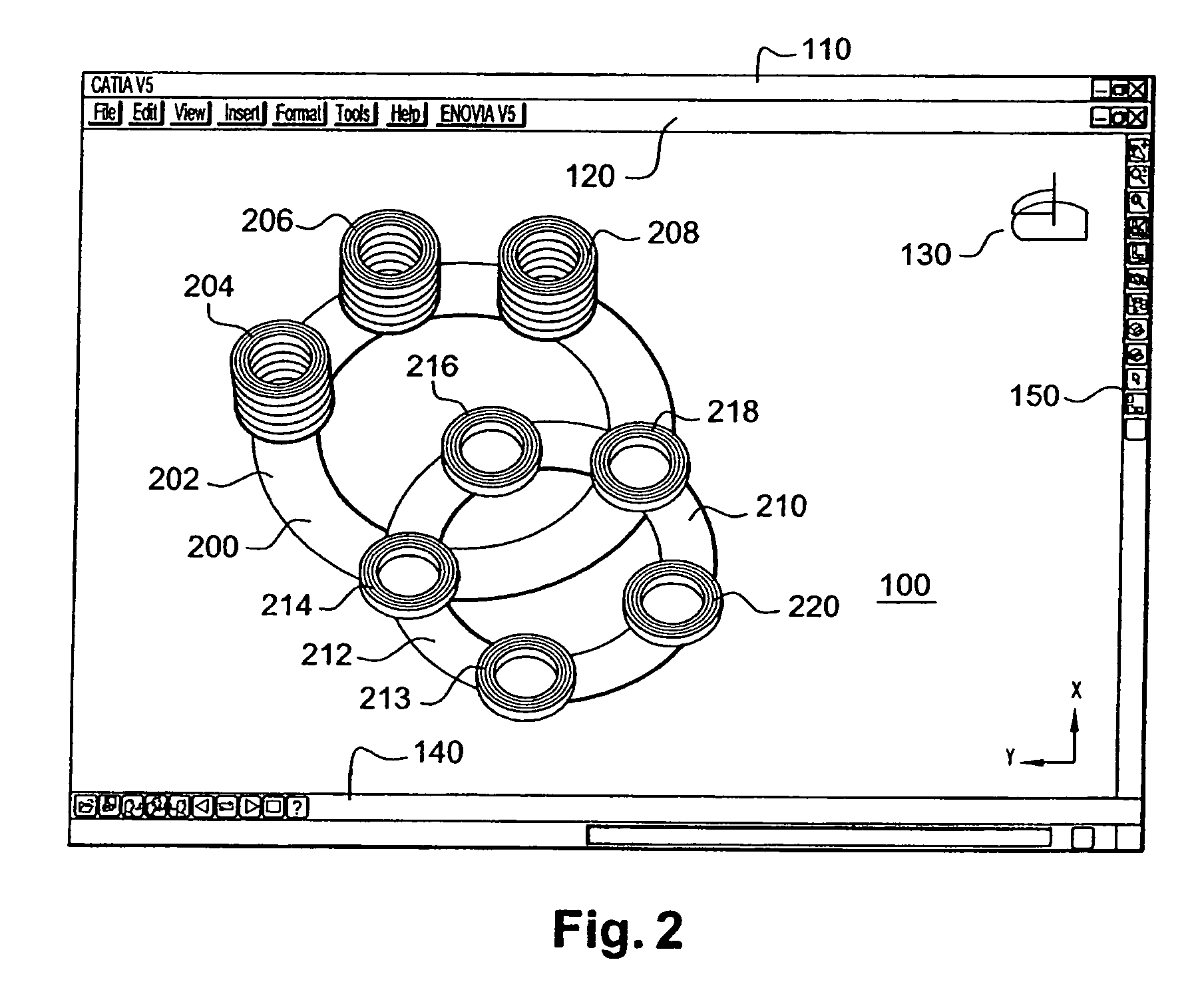 Method and system for graphically navigating among stored objects